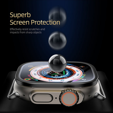 DUX DUCIS 2 in 1 Aluminum Alloy Frame Tempered Glass Screen Protector