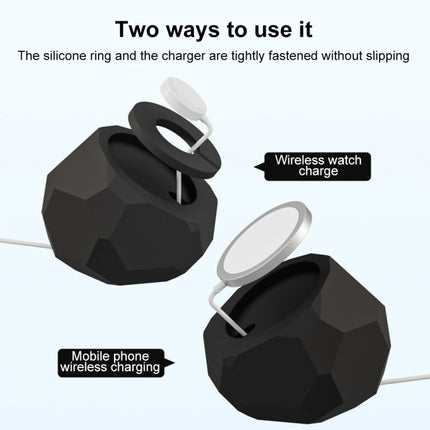 Diamond-shaped 2 in 1 Wireless Charging Silicone Base