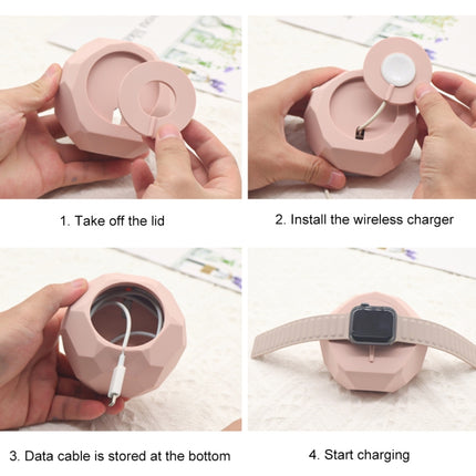 Diamond-shaped 2 in 1 Wireless Charging Silicone Base