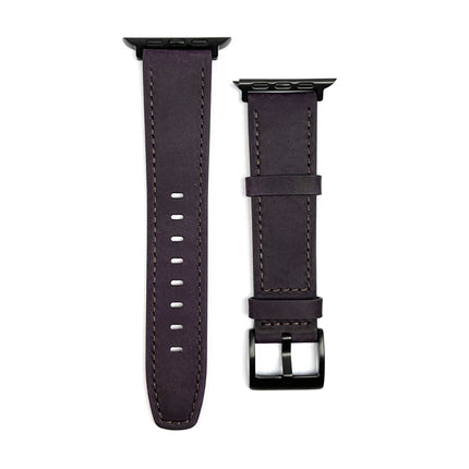Retro Texture Leather Watch Band