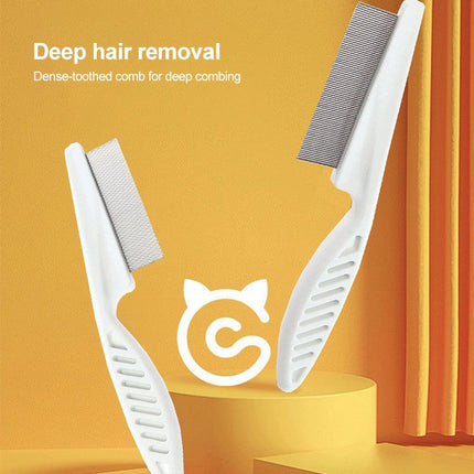 Pet Dog Cat Flea Removal Dense Tooth Beauty Comb, 18cm - DealBuddy