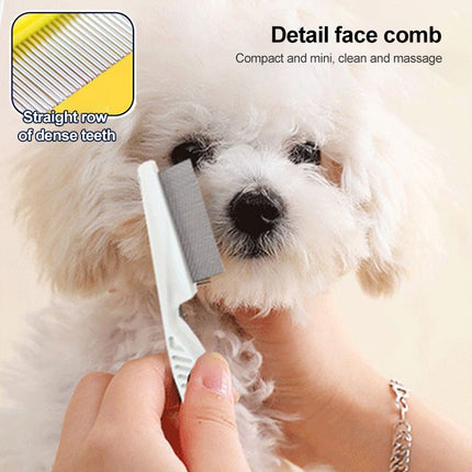 Pet Dog Cat Flea Removal Dense Tooth Beauty Comb, 18cm - DealBuddy