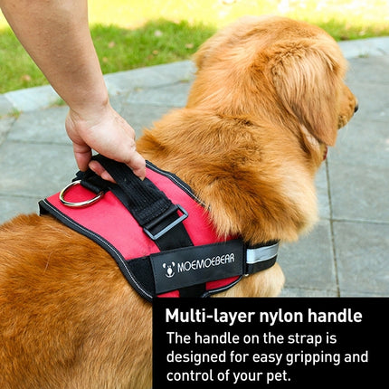 Pet Dog Anti Sprint Oxford Cloth K9 Chest Strap Traction Rope Strap, M for 13-23kg, L for 23-30kg, XL for 28-40kg, XXL for 40-70kg, S for 6-14kg - DealBuddy