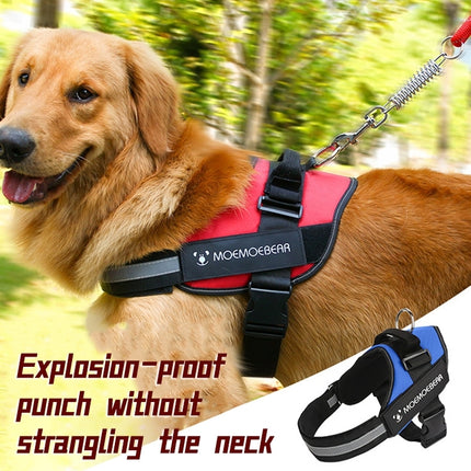 Pet Dog Anti Sprint Oxford Cloth K9 Chest Strap Traction Rope Strap, M for 13-23kg, L for 23-30kg, XL for 28-40kg, XXL for 40-70kg, S for 6-14kg - DealBuddy