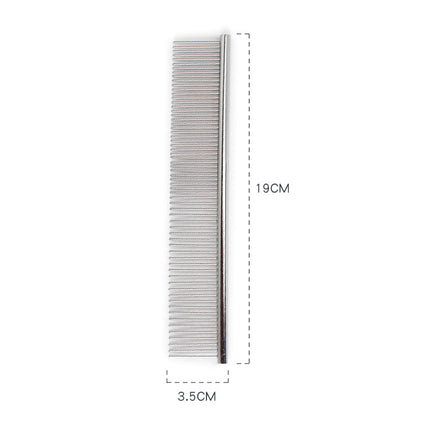 Pet Beauty Comb Double Density Toothed Comb Fluffy Hair, 19cm x 1 - DealBuddy