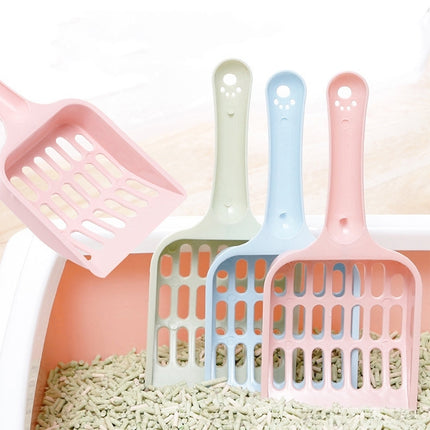 Small Size Cat Litter Shovel Hollow Tofu Cat Litter Cleaning Tool 19cm - DealBuddy