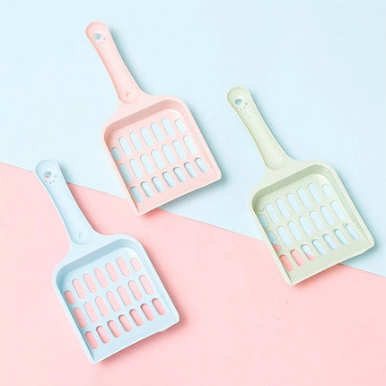 Small Size Cat Litter Shovel Hollow Tofu Cat Litter Cleaning Tool 19cm - DealBuddy