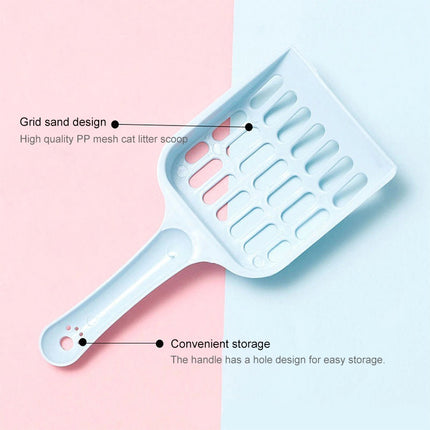 Small Size Cat Litter Shovel Hollow Tofu Cat Litter Cleaning Tool 19cm - DealBuddy