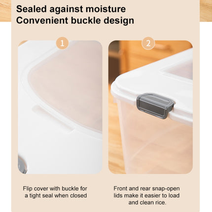 Pull-top Rice Bucket Sealed Insect-proof and Moisture-proof Food Storage Box, Random Color Delivery