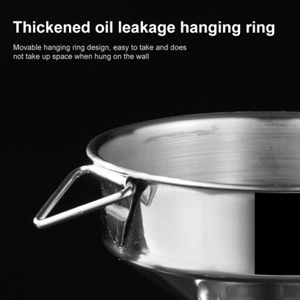 Stainless Steel Conical Small Funnel Oil Leak Wine Leak Kitchen Oil Pourer