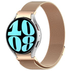 Button Style Milan Magnetic Metal Watch Band
