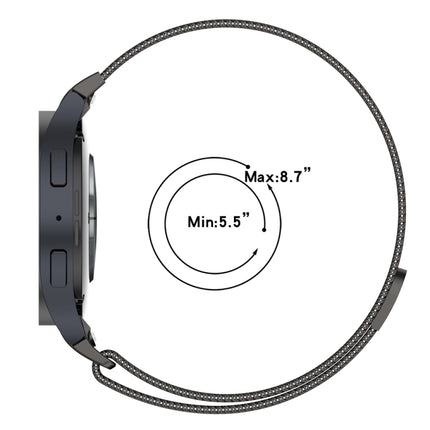 Button Style Milan Magnetic Metal Watch Band