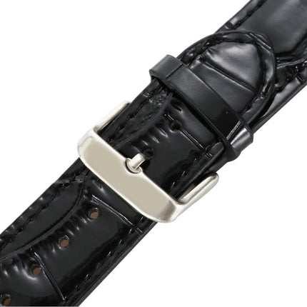 Crocodile Texture Leather Wrist Strap, For Apple Watch Series 7 45mm / 6 & SE & 5 & 4 44mm / 3 & 2 & 1 42mm, For Apple Watch Ultra 49mm / Series 8&7 45mm / SE 2&6&SE&5&4 44mm / 3&2&1 42mm, For Apple Watch Series 8&7 41mm / SE 2&6&SE&5&4 40mm / 3&2&1 38... - DealBuddy
