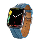 Crocodile Texture Leather Wrist Strap, For Apple Watch Series 7 45mm / 6 & SE & 5 & 4 44mm / 3 & 2 & 1 42mm, For Apple Watch Ultra 49mm / Series 8&7 45mm / SE 2&6&SE&5&4 44mm / 3&2&1 42mm, For Apple Watch Series 8&7 41mm / SE 2&6&SE&5&4 40mm / 3&2&1 38... - DealBuddy