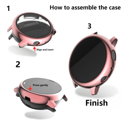 Electroplate PC Protective Case with Tempered Glass Film, For Samsung Galaxy Watch Active 2 40mm, For Samsung Galaxy Watch Active 2 44mm - DealBuddy