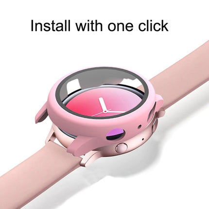 PC Protective Case with Tempered Glass Film, For Samsung Galaxy Watch Active 2 40mm, For Samsung Galaxy Watch Active 2 44mm - DealBuddy