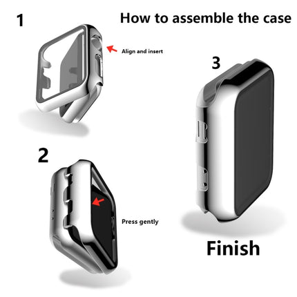 Full Coverage Plating TPU Case, For Apple Watch Series 3 & 2 & 1 38mm, For Apple Watch Series 3 & 2 & 1 42mm, For Apple Watch Series 5 & 4 40mm, For Apple Watch Series 5 & 4 44mm - DealBuddy