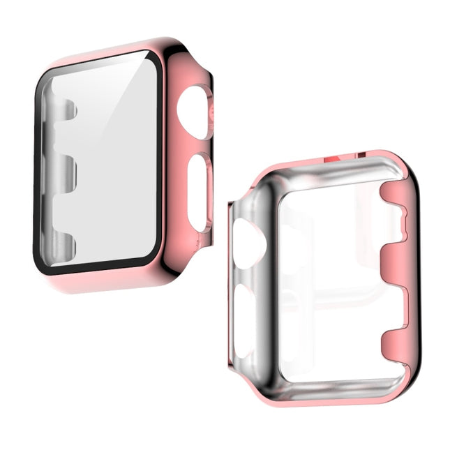 Full Coverage Plating TPU Case, For Apple Watch Series 3 & 2 & 1 38mm, For Apple Watch Series 3 & 2 & 1 42mm, For Apple Watch Series 5 & 4 40mm, For Apple Watch Series 5 & 4 44mm - DealBuddy