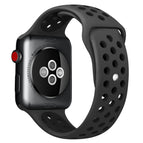 For Apple Watch Ultra 49mm / Series 8&7 45mm / SE 2&6&SE&5&4 44mm / 3&2&1 42mm / Black