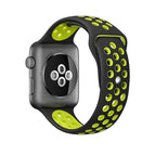 For Apple Watch Ultra 49mm / Series 8&7 45mm / SE 2&6&SE&5&4 44mm / 3&2&1 42mm / Black Yellow