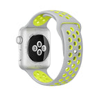 For Apple Watch Ultra 49mm / Series 8&7 45mm / SE 2&6&SE&5&4 44mm / 3&2&1 42mm / Grey Yellow