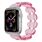 For Apple Watch Series 9 41mm / Transparent Pink