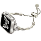 Twist Bracelet Diamond Metal Watch Band