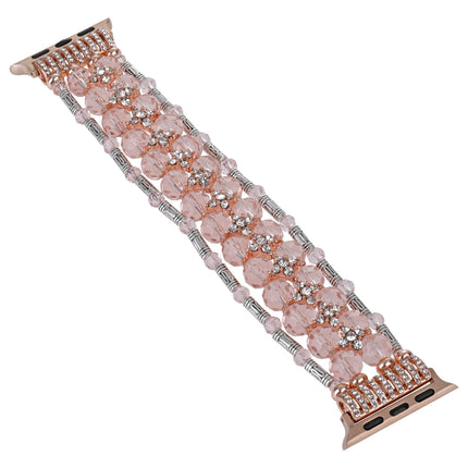 Beaded Diamond Bracelet Watch Band