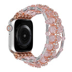 Beaded Diamond Bracelet Watch Band, For Apple Watch Series 5 44mm, For Apple Watch Series 5 40mm, For Apple Watch Series 4 44mm, For Apple Watch Series 4 40mm, For Apple Watch Series 3 38mm, For Apple Watch Series 3 42mm, For Apple Watch Series 2 42mm ... - DealBuddy