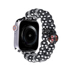 Beaded Dual Row Pearl Bracelet Watch Band