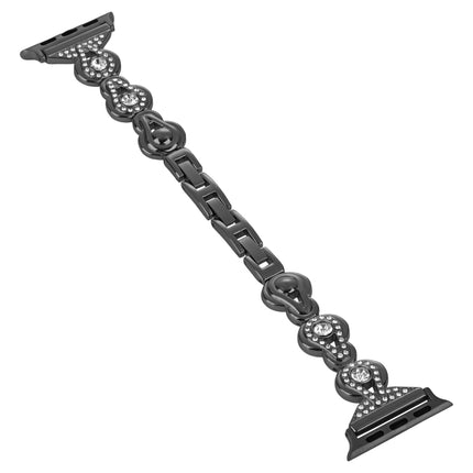 Gourd Diamond Metal Watch Band, For Apple Watch SE 2023 44mm, For Apple Watch SE 2023 40mm, For Apple Watch Ultra 2 49mm, For Apple Watch Series 9 45mm, For Apple Watch Series 9 41mm, For Apple Watch Ultra 49mm, For Apple Watch Series 8 41mm           ... - DealBuddy