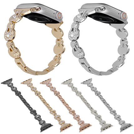 Gourd Diamond Metal Watch Band, For Apple Watch SE 2023 44mm, For Apple Watch SE 2023 40mm, For Apple Watch Ultra 2 49mm, For Apple Watch Series 9 45mm, For Apple Watch Series 9 41mm, For Apple Watch Ultra 49mm, For Apple Watch Series 8 41mm           ... - DealBuddy