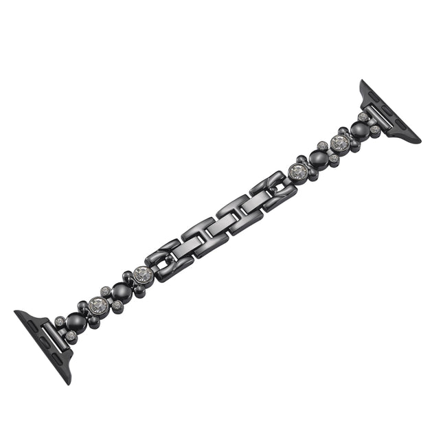 Metal Diamond Bear Chain Watch Band