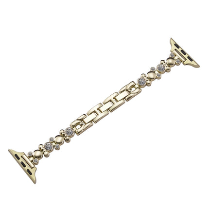Metal Diamond Bear Chain Watch Band