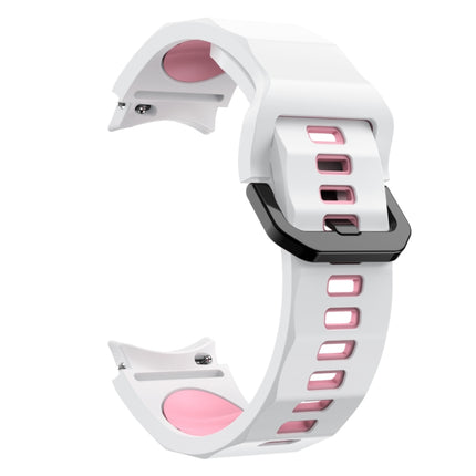 Wave Texture Two Color Silicone Watch Band