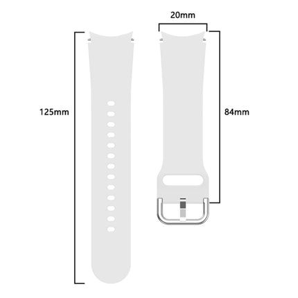 Colorful Buckle Silicone Sport Watch Band, For Samsung Galaxy Watch 6 / 6 Classic - DealBuddy