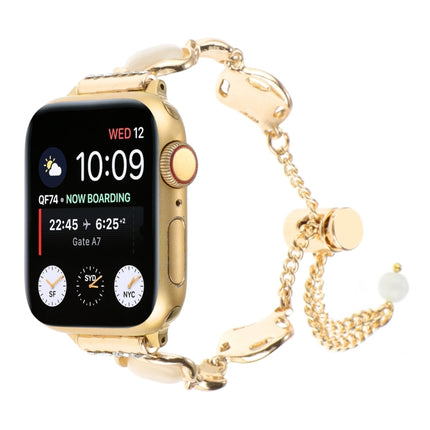 Shell Metal Chain Bracelet Watch Band, For Apple Watch 42mm, For Apple Watch 38mm - DealBuddy