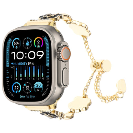 Camellia Metal Chain Bracelet Watch Band, For Apple Watch SE 2023 44mm, For Apple Watch SE 2023 40mm, For Apple Watch Ultra 2 49mm, For Apple Watch Series 9 45mm, For Apple Watch Series 9 41mm, For Apple Watch Ultra 49mm, For Apple Watch Series 8 41mm ... - DealBuddy