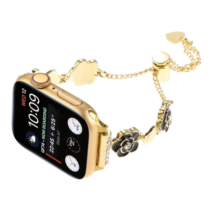 Camellia Metal Chain Bracelet Watch Band, For Apple Watch 42mm, For Apple Watch 38mm - DealBuddy