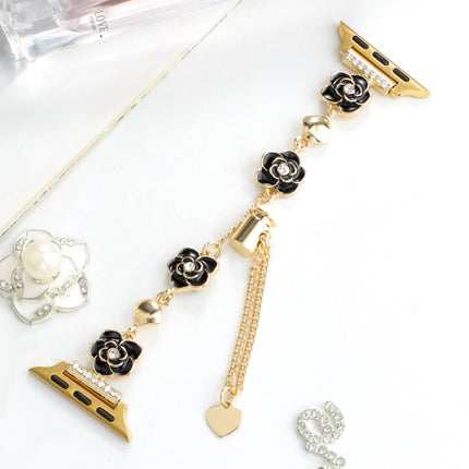 Camellia Metal Chain Bracelet Watch Band