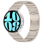 Button Style One-bead Metal Watch Band, For Samsung Galaxy Watch6/6 Classic/5/5 Pro - DealBuddy