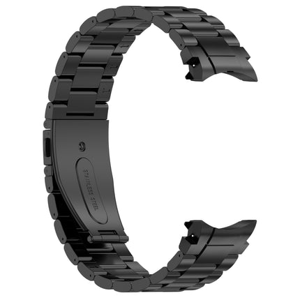 Button Style Three-bead Metal Watch Band