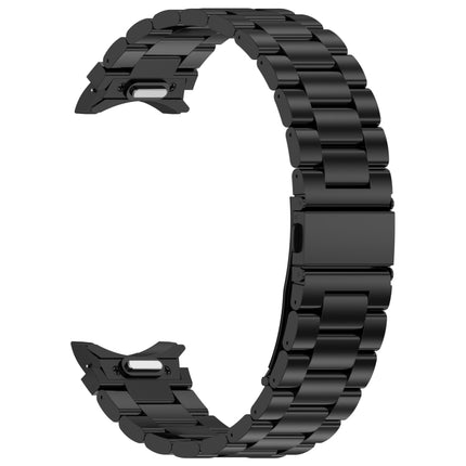 Button Style Three-bead Metal Watch Band