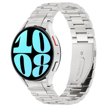 Button Style Three-bead Metal Watch Band