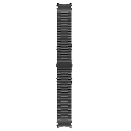 Button Style Three-bead Metal Watch Band
