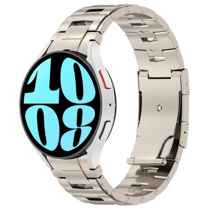 Button Style Pure Titanium Metal Watch Band, For Samsung Galaxy Watch6/6 Classic/5/5 Pro - DealBuddy
