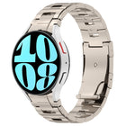 Button Style Pure Titanium Metal Watch Band, For Samsung Galaxy Watch6/6 Classic/5/5 Pro - DealBuddy