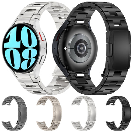 Button Style Pure Titanium Metal Watch Band