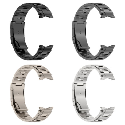 Button Style Pure Titanium Metal Watch Band