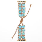 Hexagonal Stones Drawstring Chain Watch Band